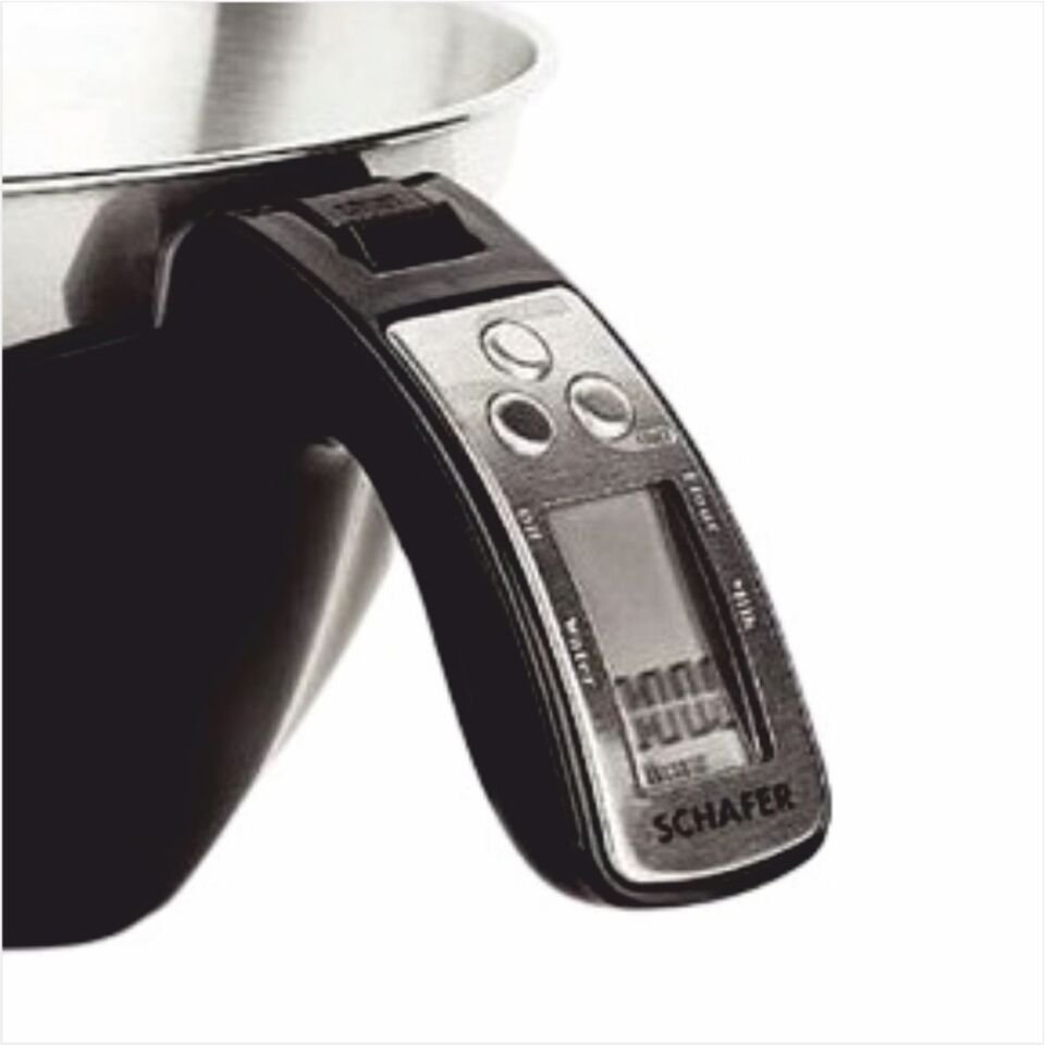 Schafer Emma Mashraba Mutfak Tartısı 2 Parça Siyah