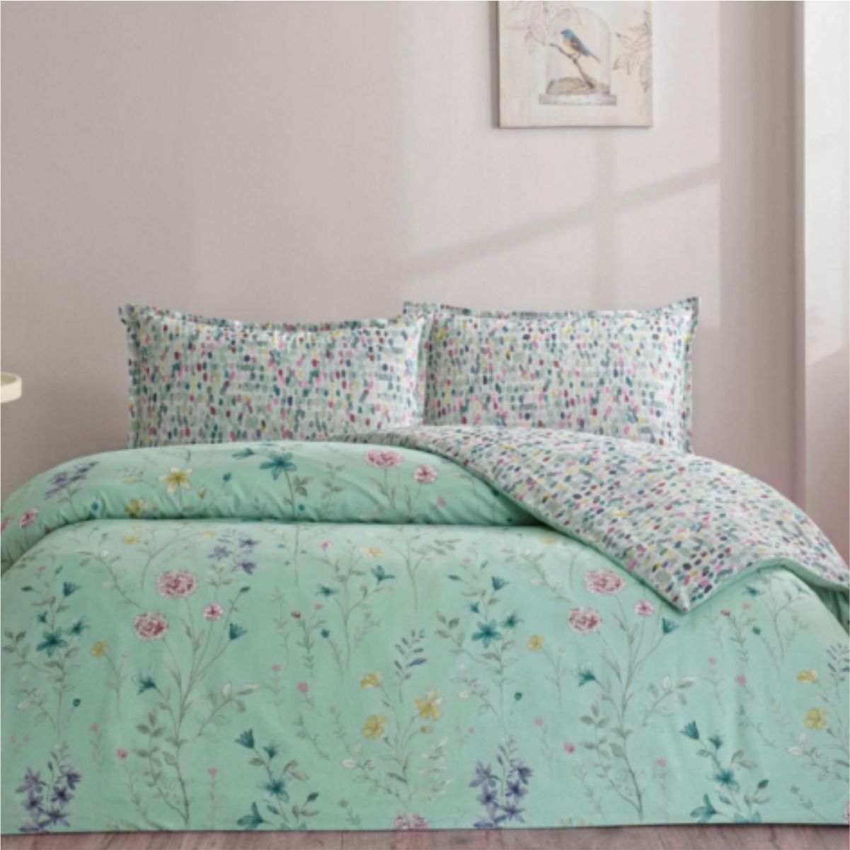 Taç Pepple Seç&Ser Nevresim Takımı  Çift Kişilik Mınt