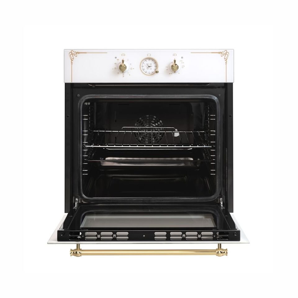 Vestel AF-7688 RB Rustik Beyaz Ankastre Fırın