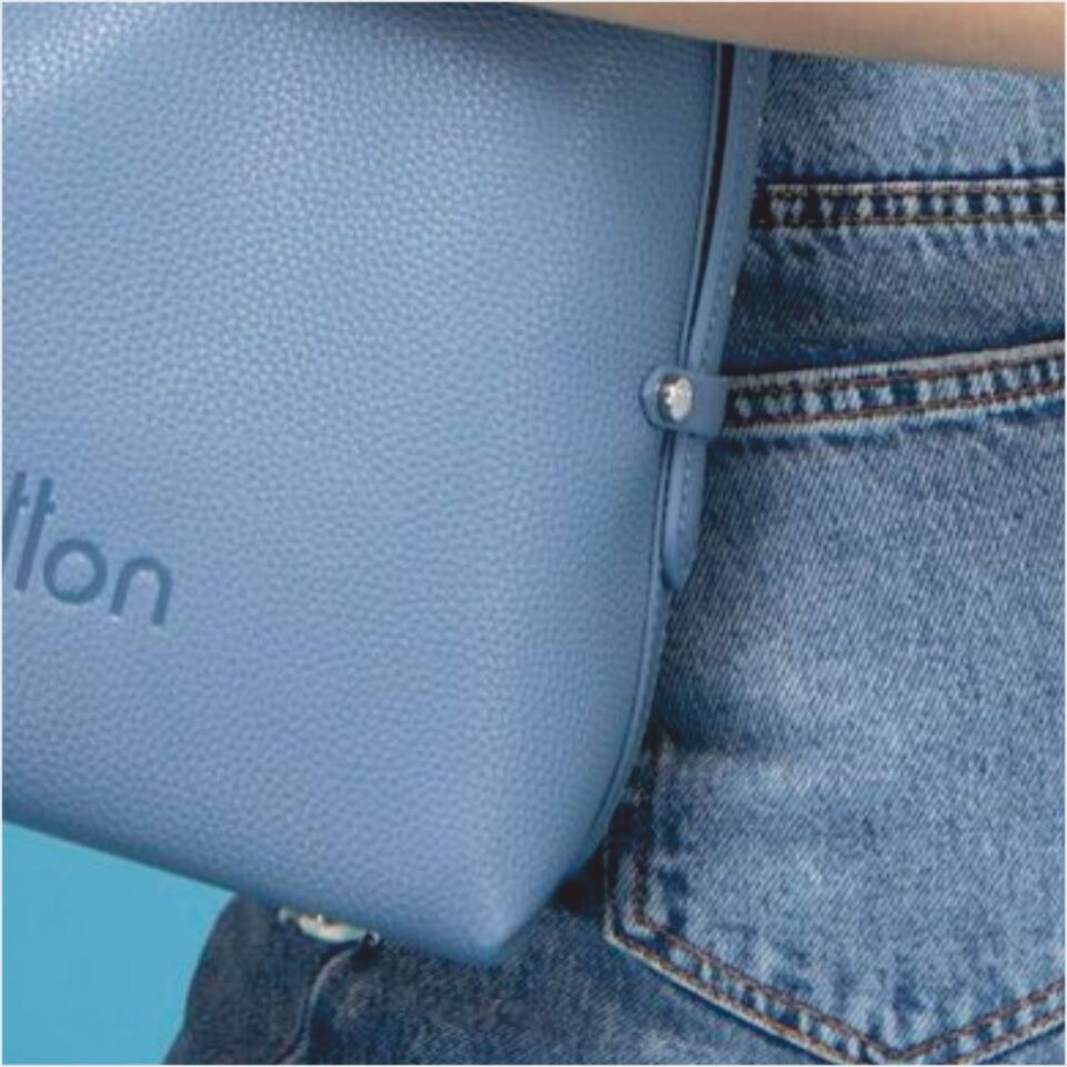 Benetton  BNT-1534 Floter Kol Çantası Mavi