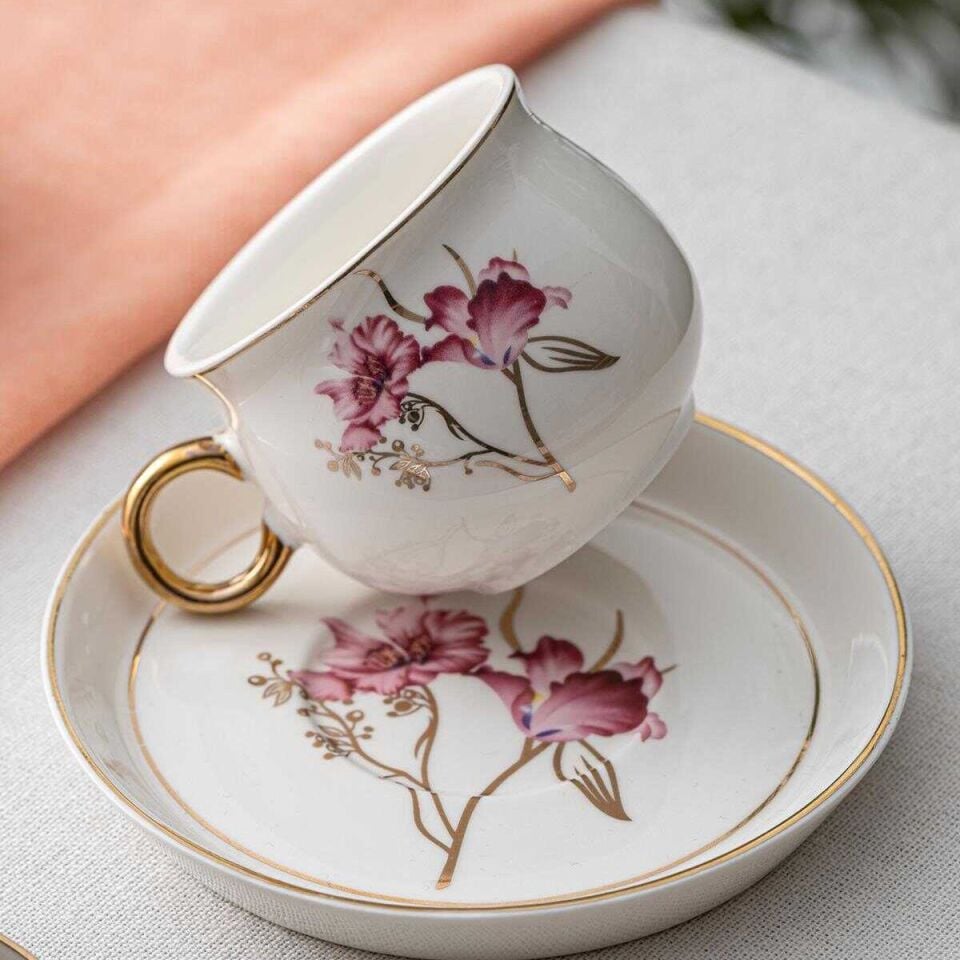 Acar Valerie 6 Kişilik Kahve Fincanı Takımı - 90 ml