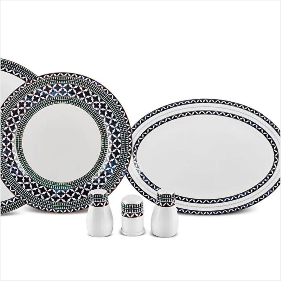 Karaca Elegance Bone Cordoba 53 Parça Yemek Takımı Multıcolor