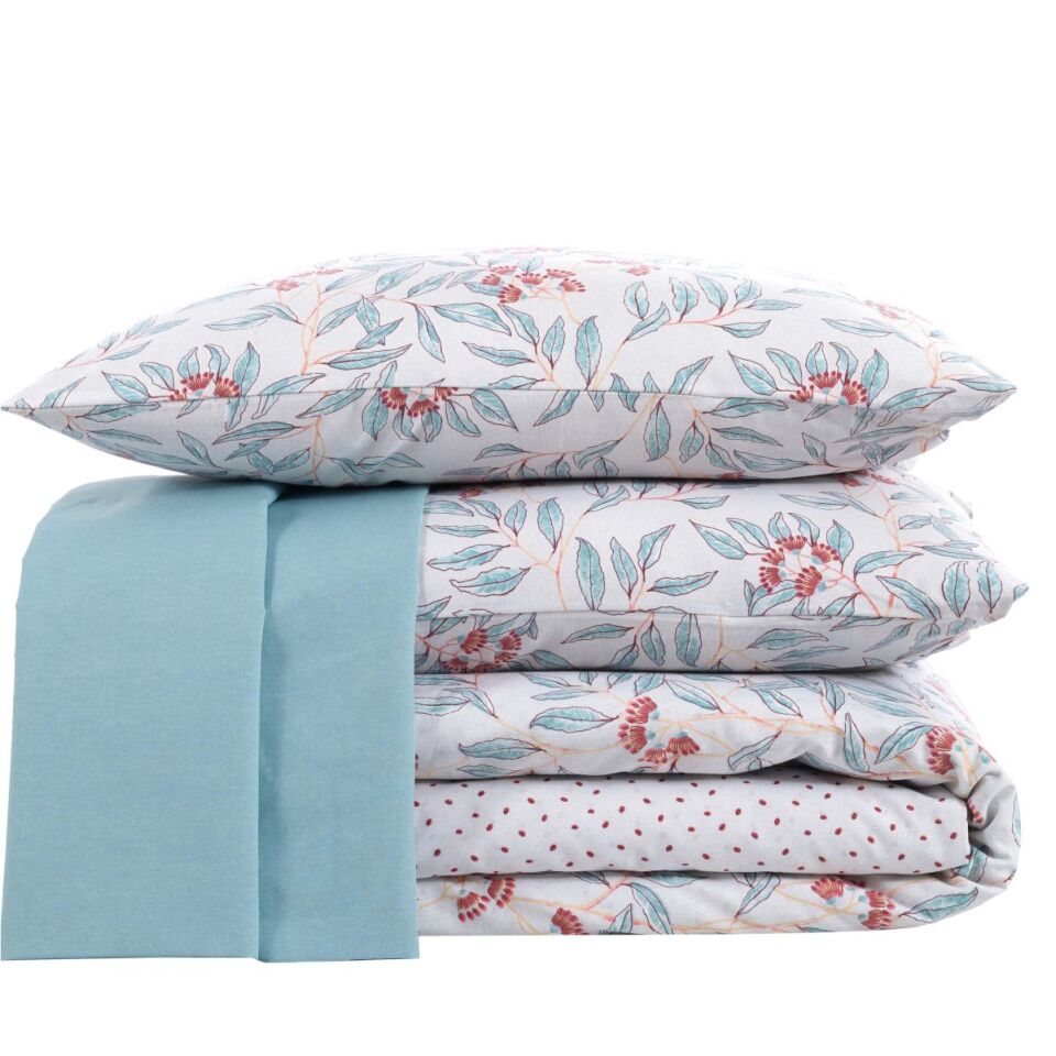 Pamuklar Apricitas Cıft Kısılık Nevresım Setı Sharon Blue