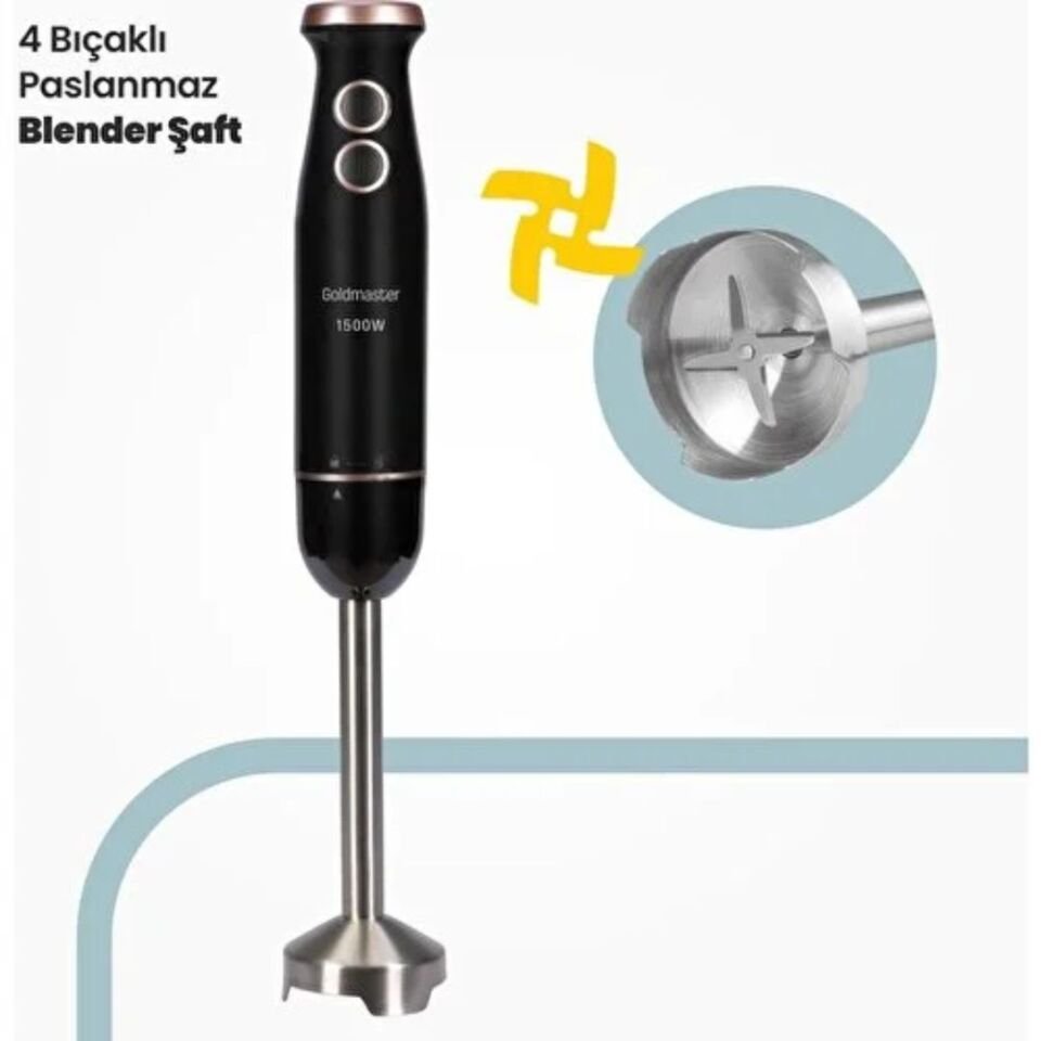 Goldmaster Bestmix GM-7272 1500 W El Blender Seti