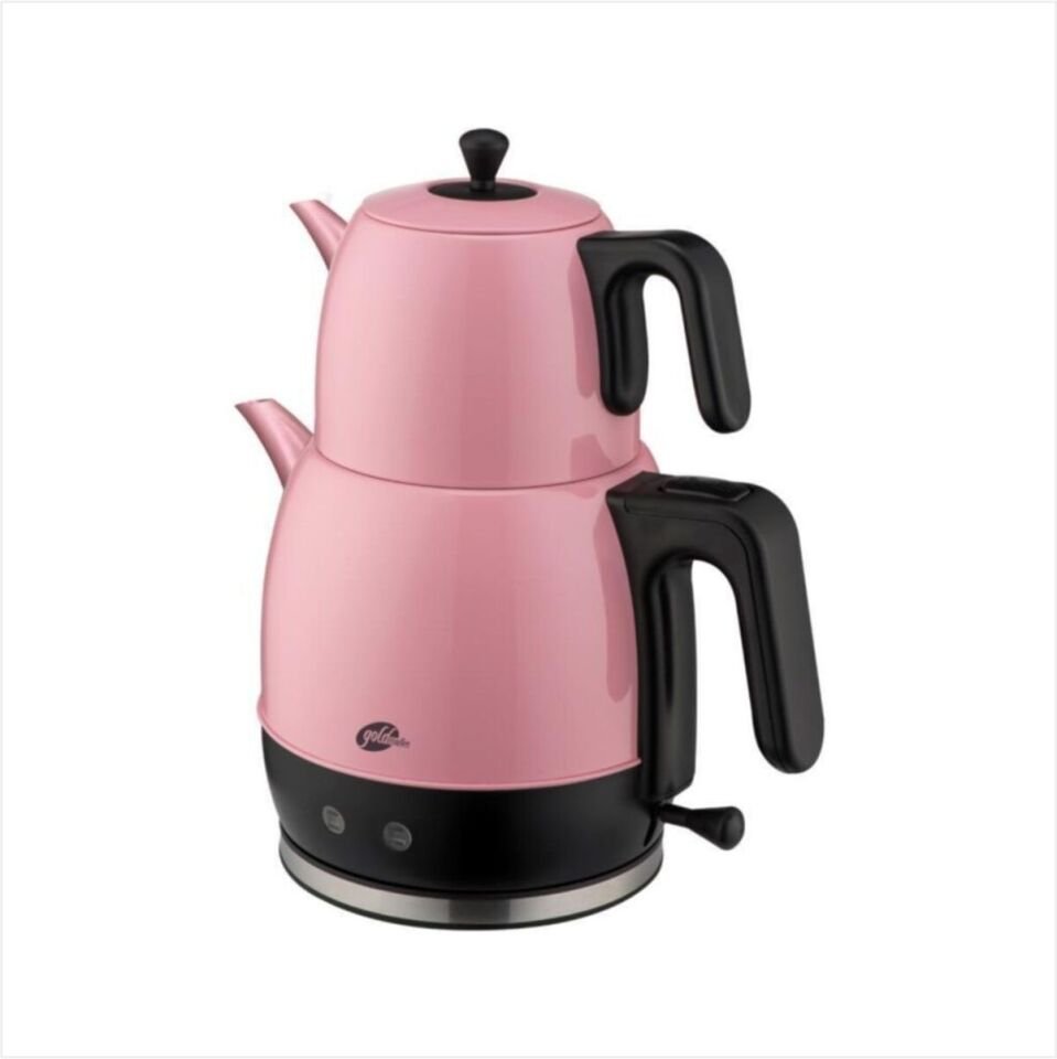 Goldmaster BY-4701L Zerafet Pembe Elektrikli Mutfak Çeyiz Seti 3 Lü Paket