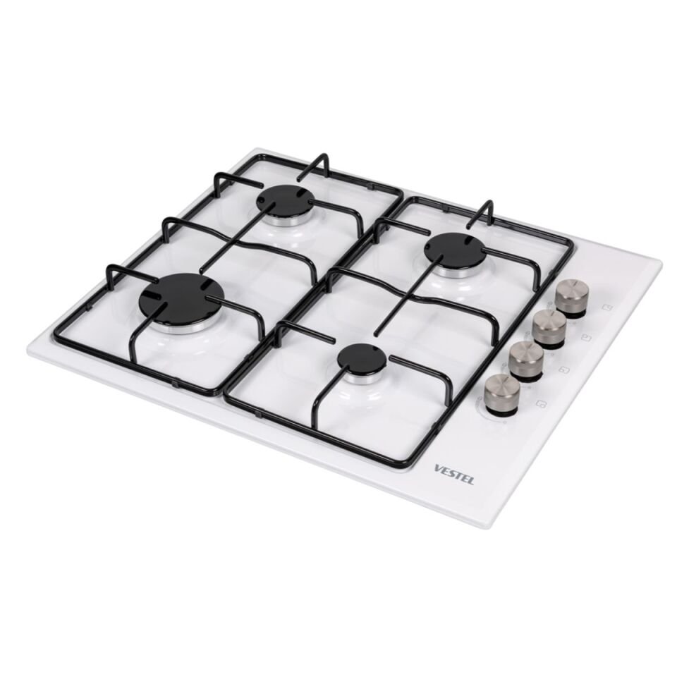 Vestel AO-6004 YB-DG 60 cm 4 Gözlü Gazlı Ankastre Ocak