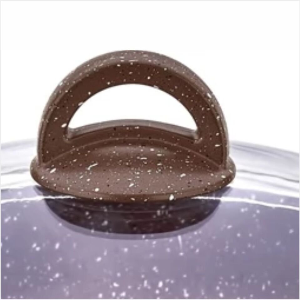 SAFINOX 24 CM KARNIYARIK GRANİT TENCERE-KAHVE