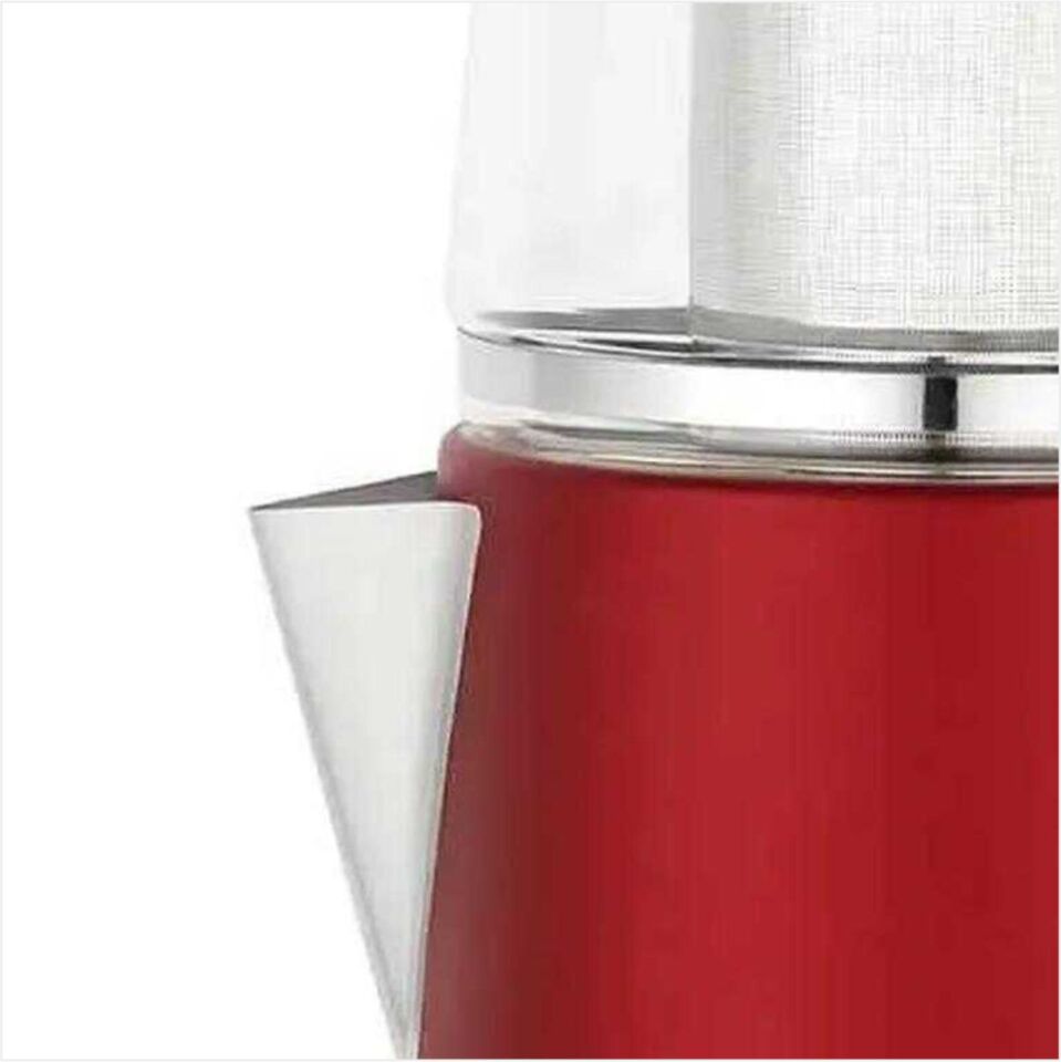 Fakir Chaimood Çay Makinesi & Kettle Paslanmaz Çelik 1800W Rouge