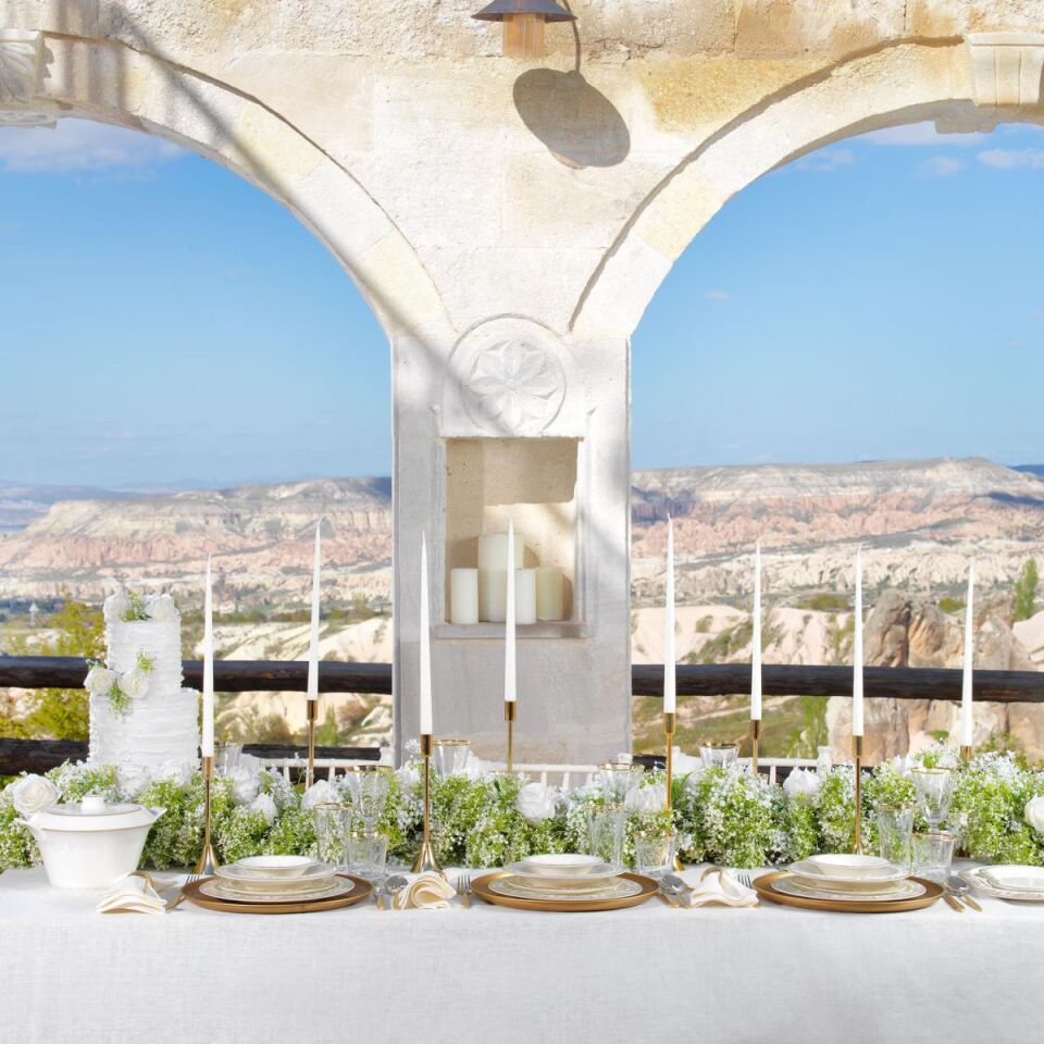 Schafer Tılsım Bloomfest Yemek Takımı 60 Parça-Gold