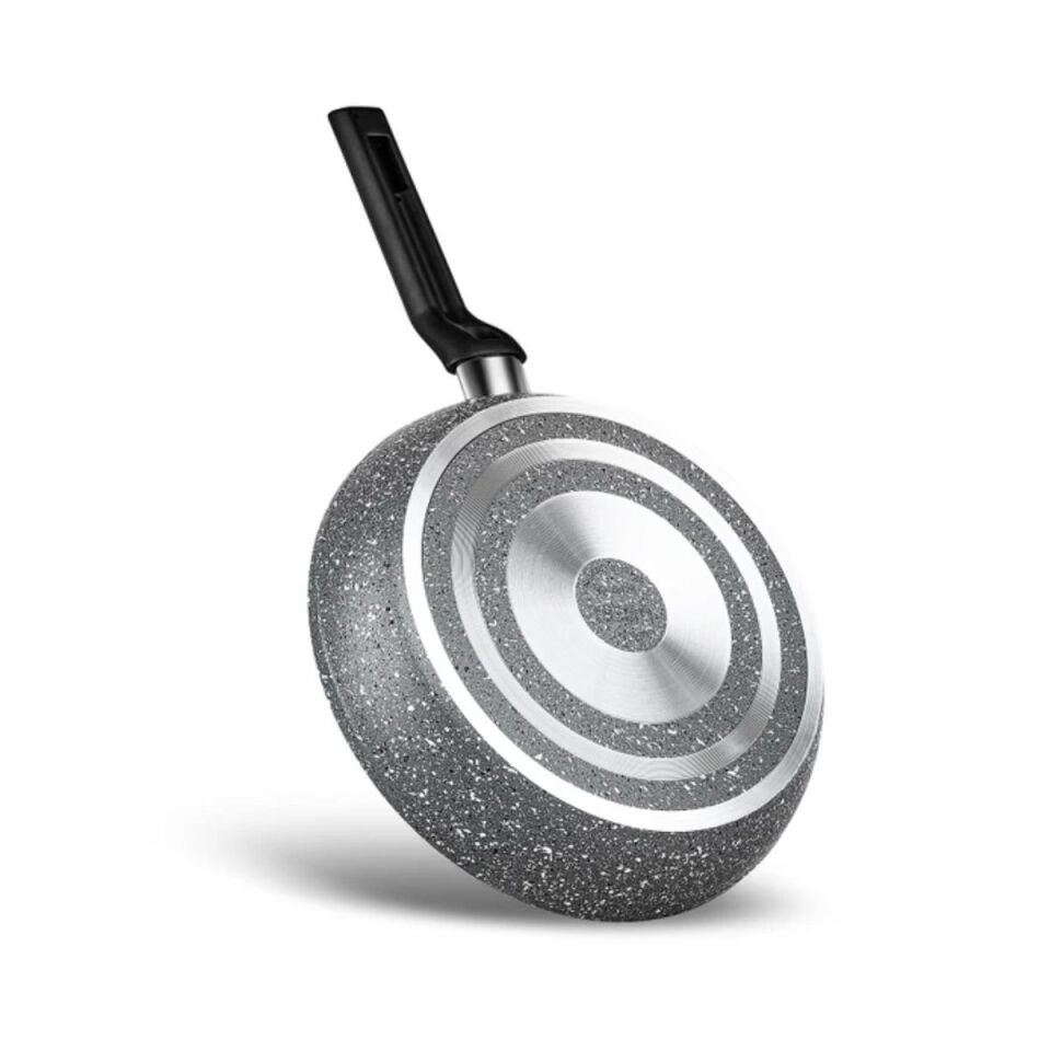 Karaca Biogranit Uraz 7 Parça Tencere Seti Gray