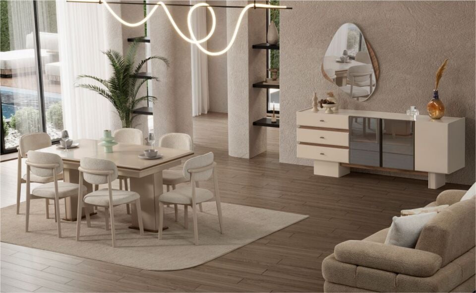 Morello İstanbul Yemek Odası Takımı