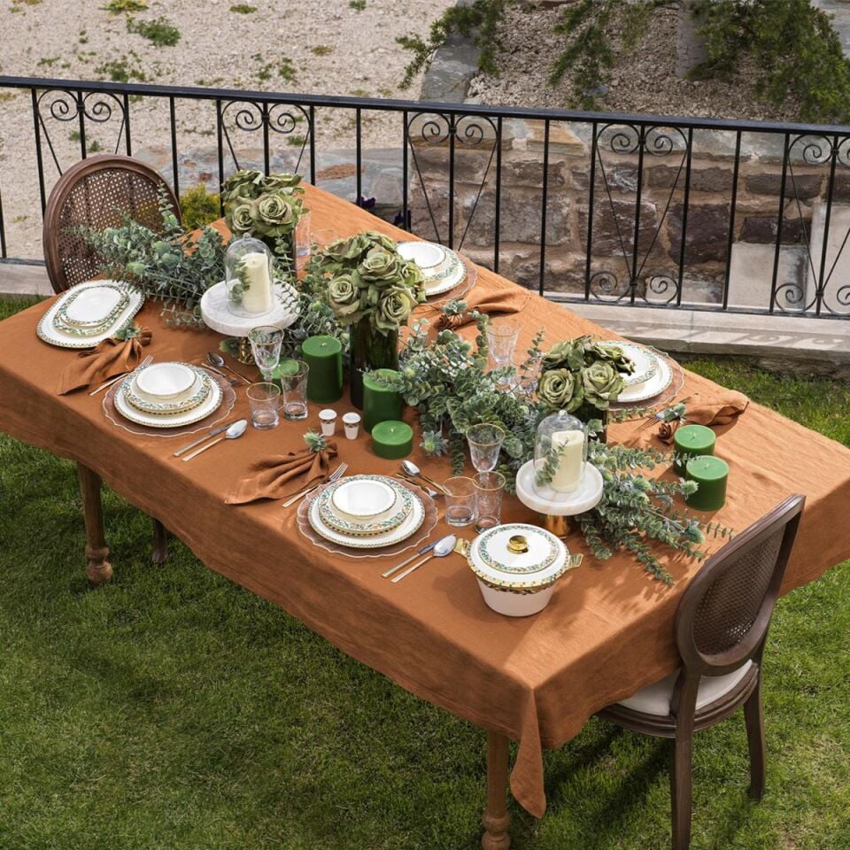 Schafer Tılsım Jade Yemek Takımı 60 Parça-Yeşil