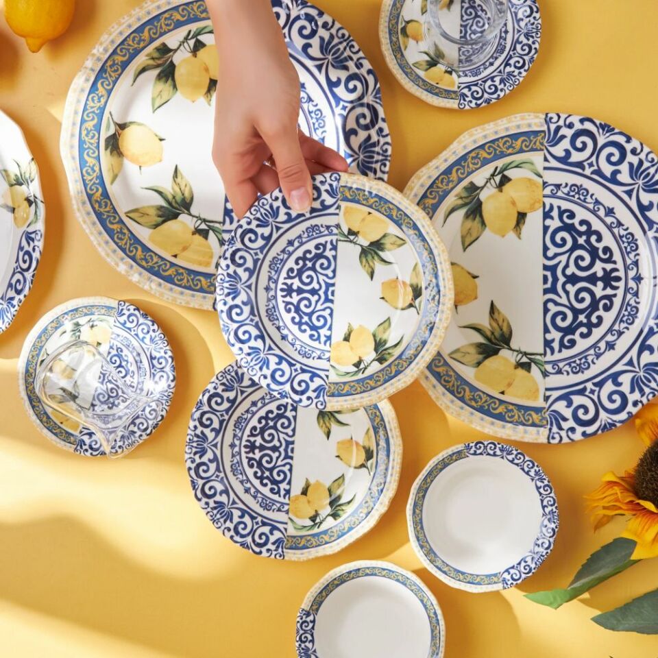 Karaca Lemon 26 Parça 6 Kişilik Kahvaltı/Servis Takımı
