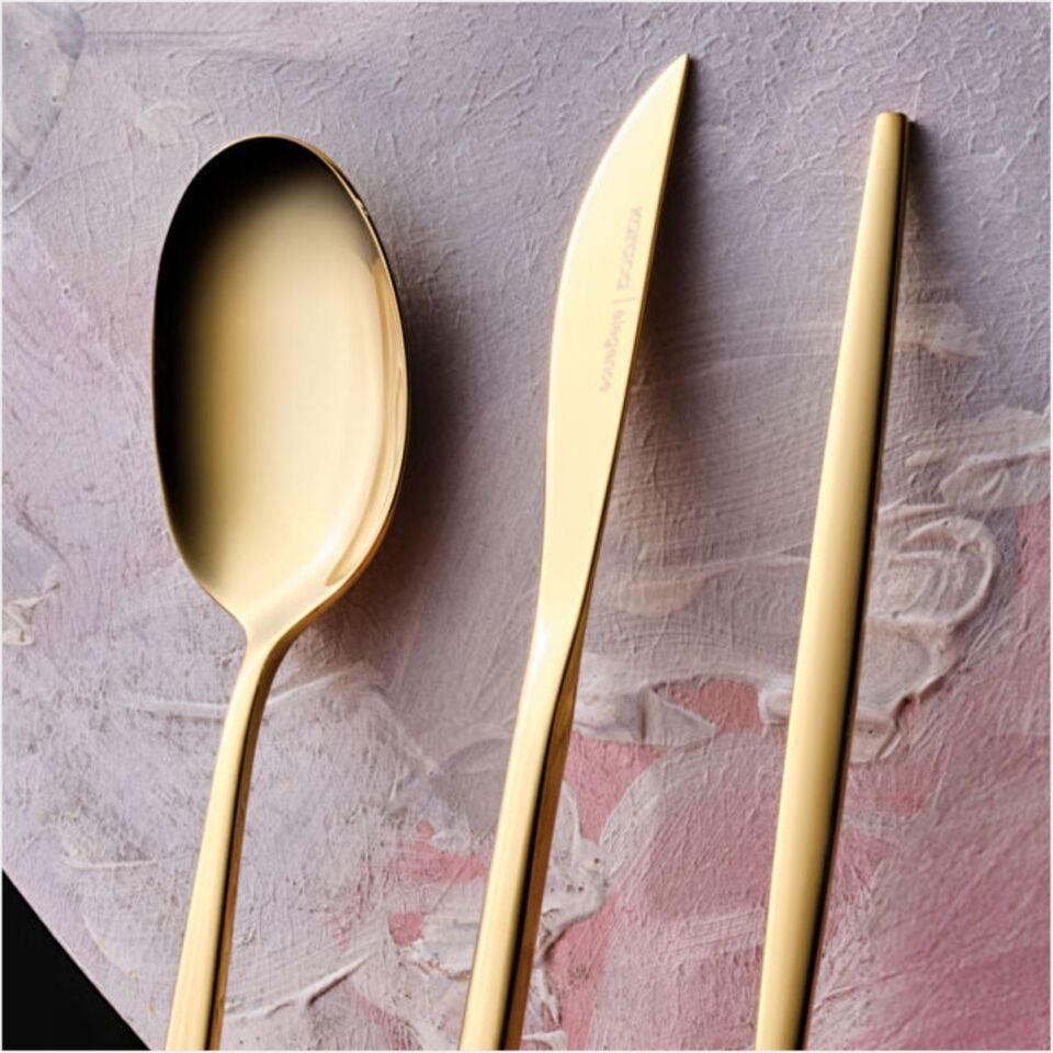 Karaca Camılle 84 Parça Çatal-Kaşık-Bıçak Gold