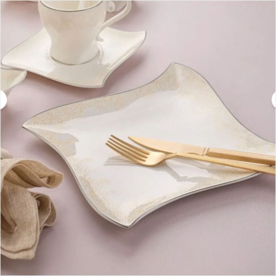 Schafer Twist Kahvaltı Takımı-32 Parça-Gri