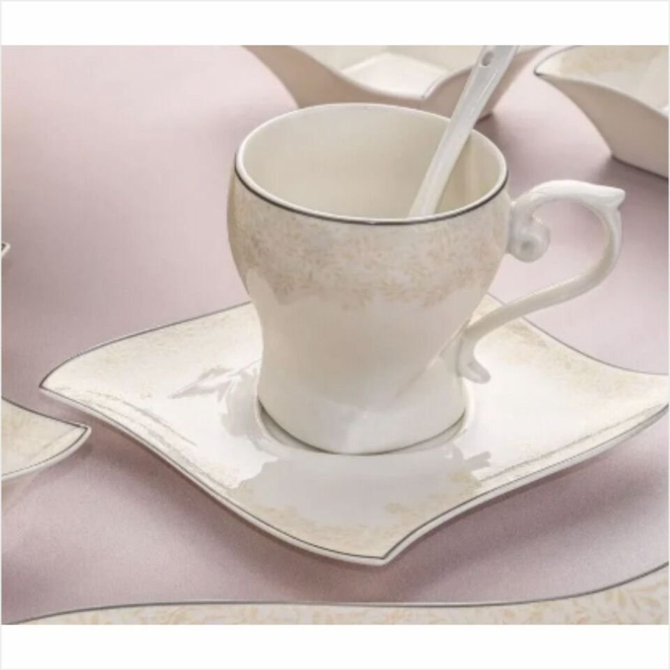 Schafer Twist Kahvaltı Takımı-32 Parça-Gri