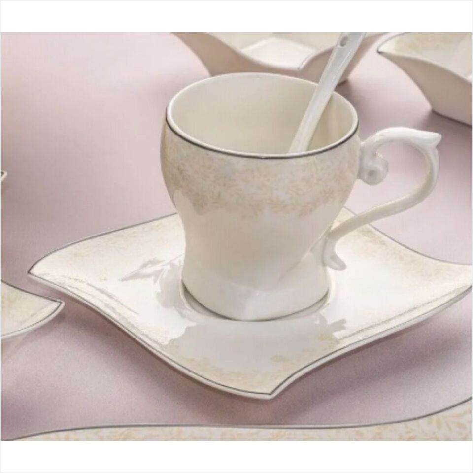 Schafer Twist Kahvaltı Takımı-32 Parça-Gri