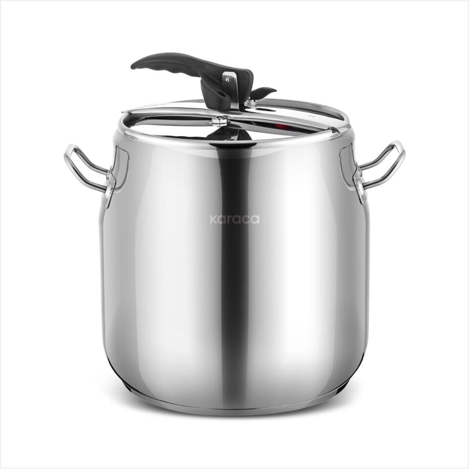 KARACA HEYBELİ DÜDÜKLÜ TENCERE 24 LT.