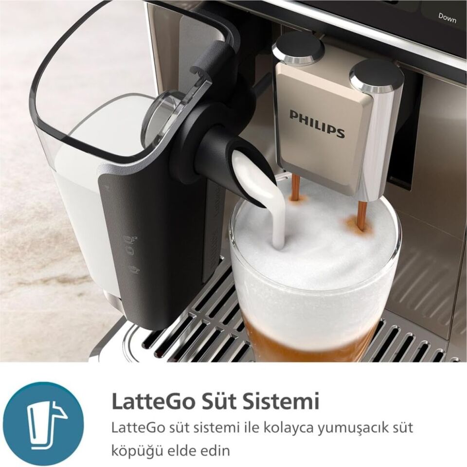 PHILIPS EP4446/70 ESPRESSO MAKİNESİ DST7510/80 ÜTÜ HEDİYELİ