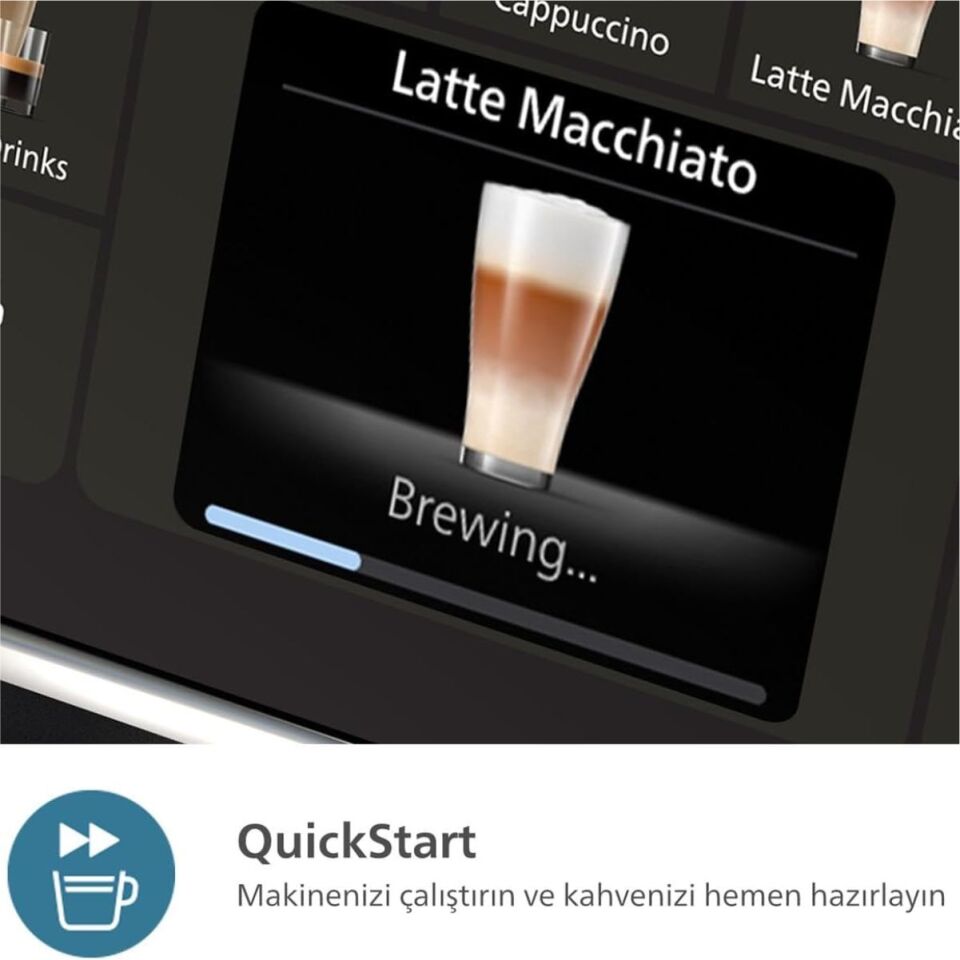 PHILIPS EP4446/70 ESPRESSO MAKİNESİ DST7510/80 ÜTÜ HEDİYELİ
