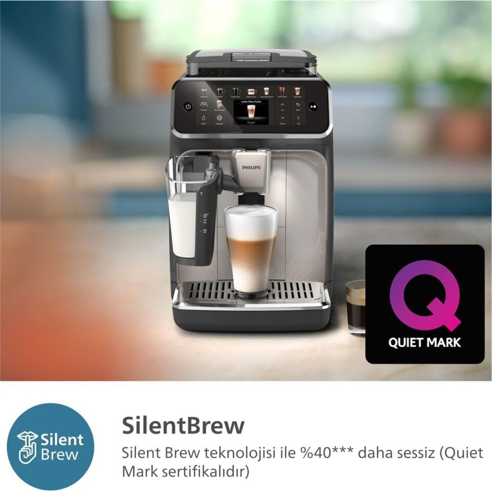 PHILIPS EP4446/70 ESPRESSO MAKİNESİ DST7510/80 ÜTÜ HEDİYELİ