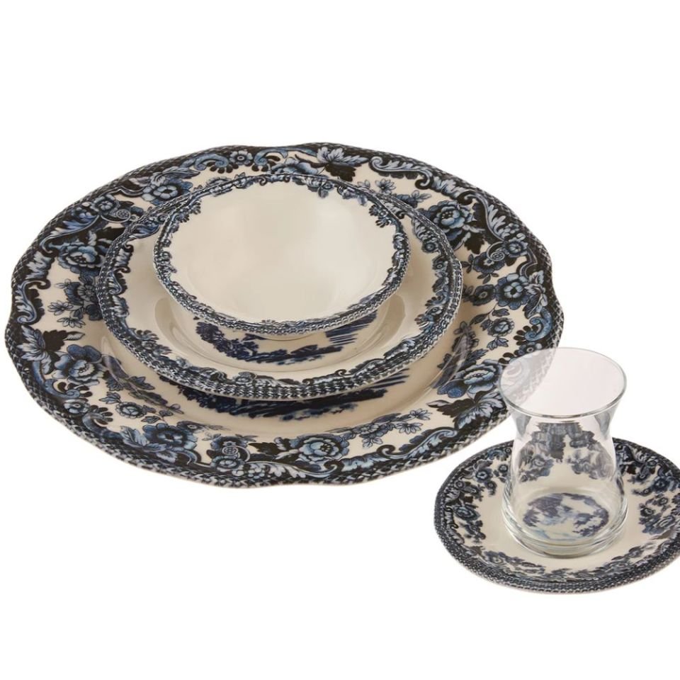 Karaca Blue İliad 26 Parça 6 Kişilik Kahvaltı/Servis Takımı