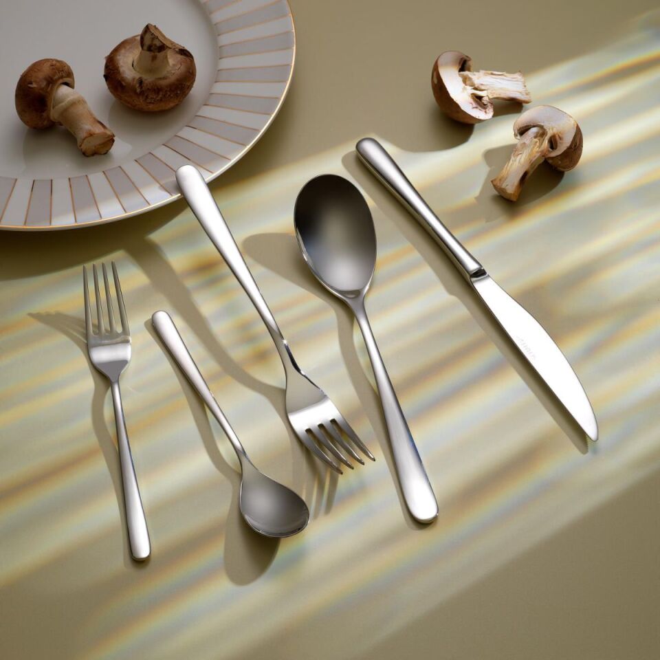 Schafer Hamburg 72 Parça Çatal Kaşık Bıçak Takımı-Gümüş03