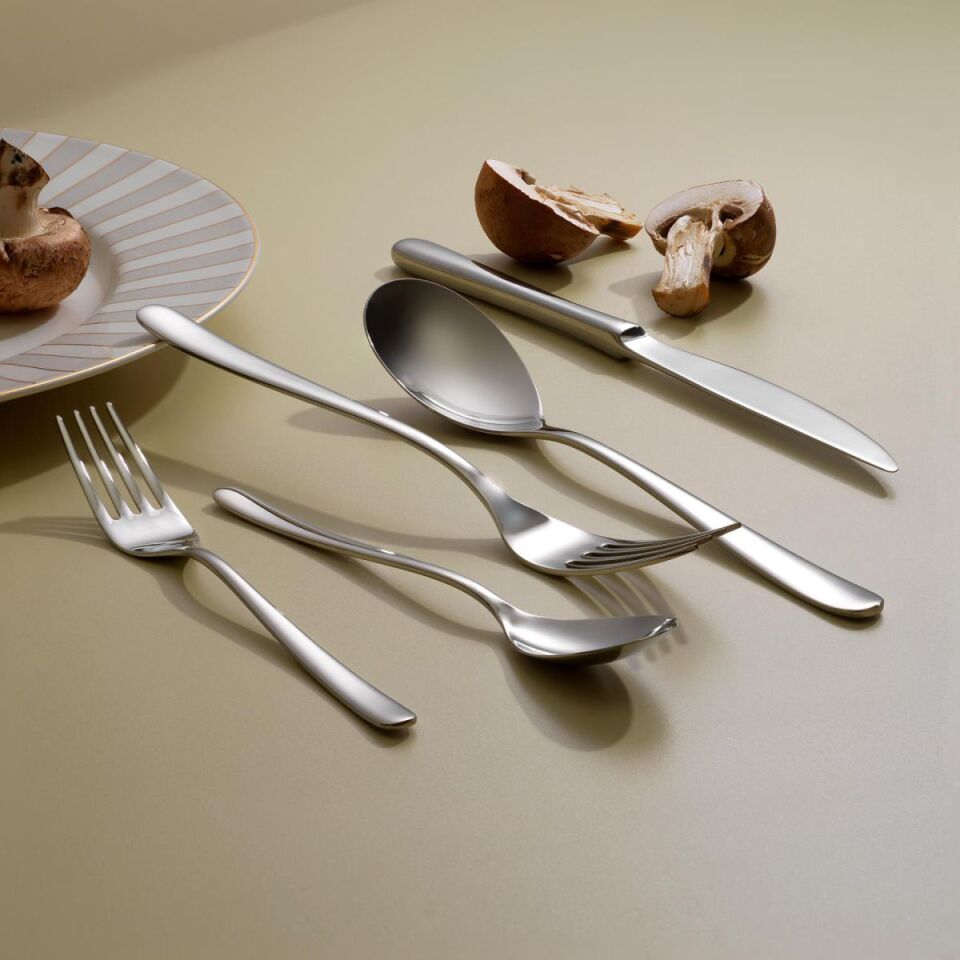 Schafer Hamburg 72 Parça Çatal Kaşık Bıçak Takımı-Gümüş03