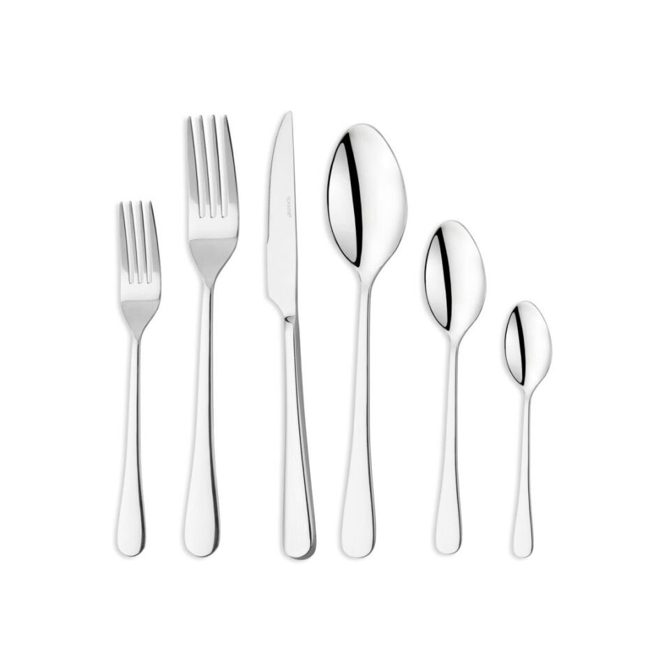 Schafer Hamburg 72 Parça Çatal Kaşık Bıçak Takımı-Gümüş08