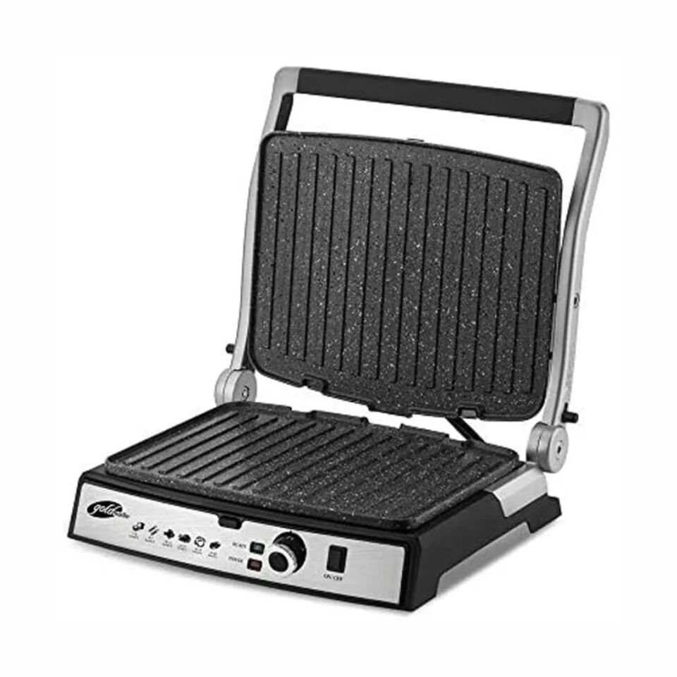 Goldmaster GM-7450G Tostmix 2000 W Granit Tost Makinesi Gold