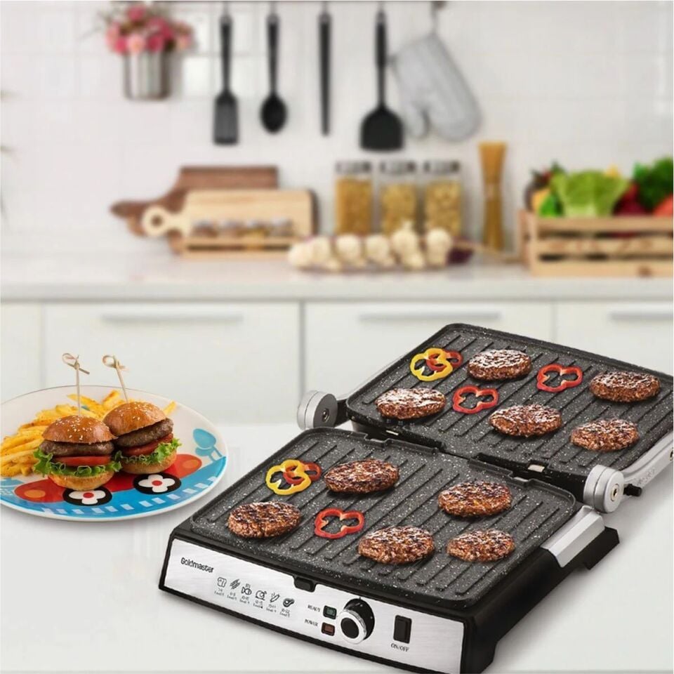 Goldmaster Gm-7450K Tostmix Tost Makinesi-Kırmızı