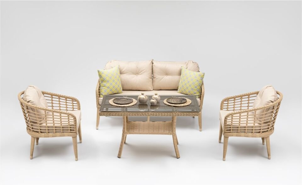 Terazzi Rodos Mini 2+1+1 Oturma Grubu Capy