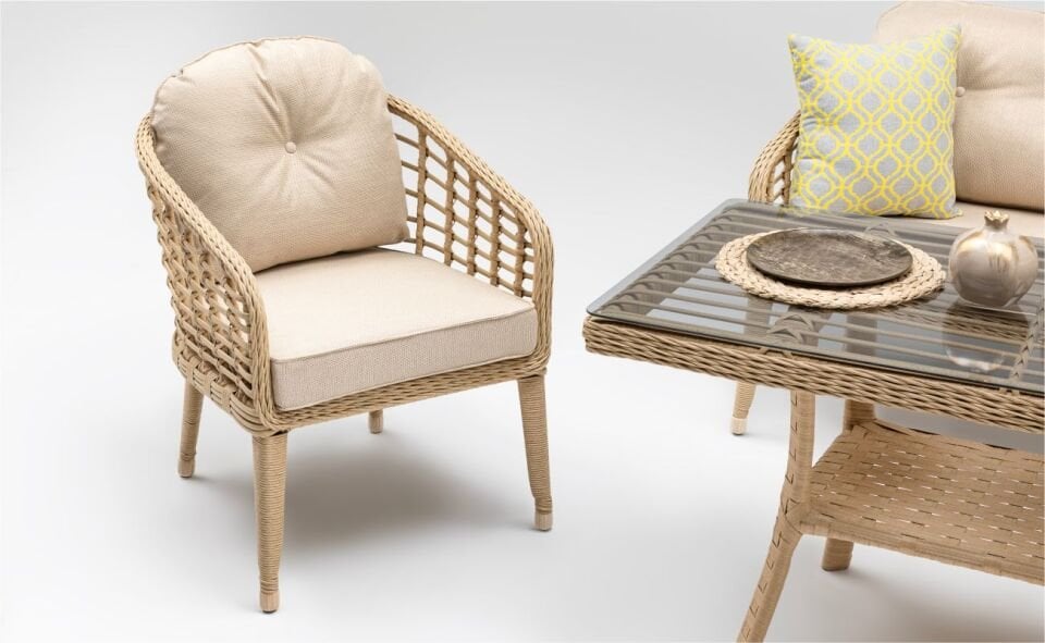 Terazzi Rodos Mini 2+1+1 Oturma Grubu Capy