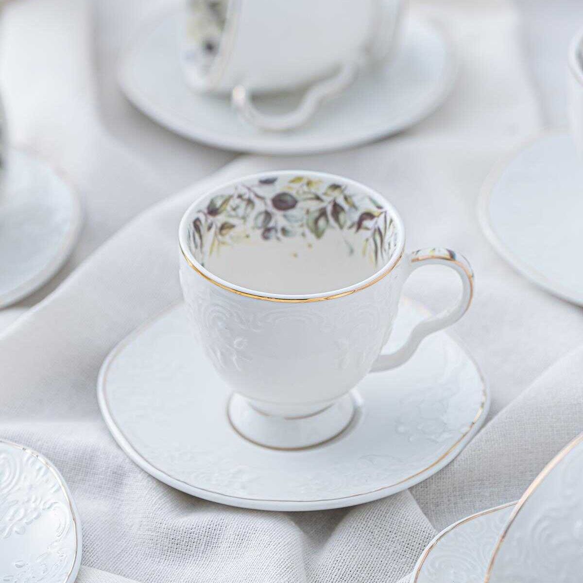 Acar Leonas 6 Kişilik Kahve Fincanı Takımı - 90 ml