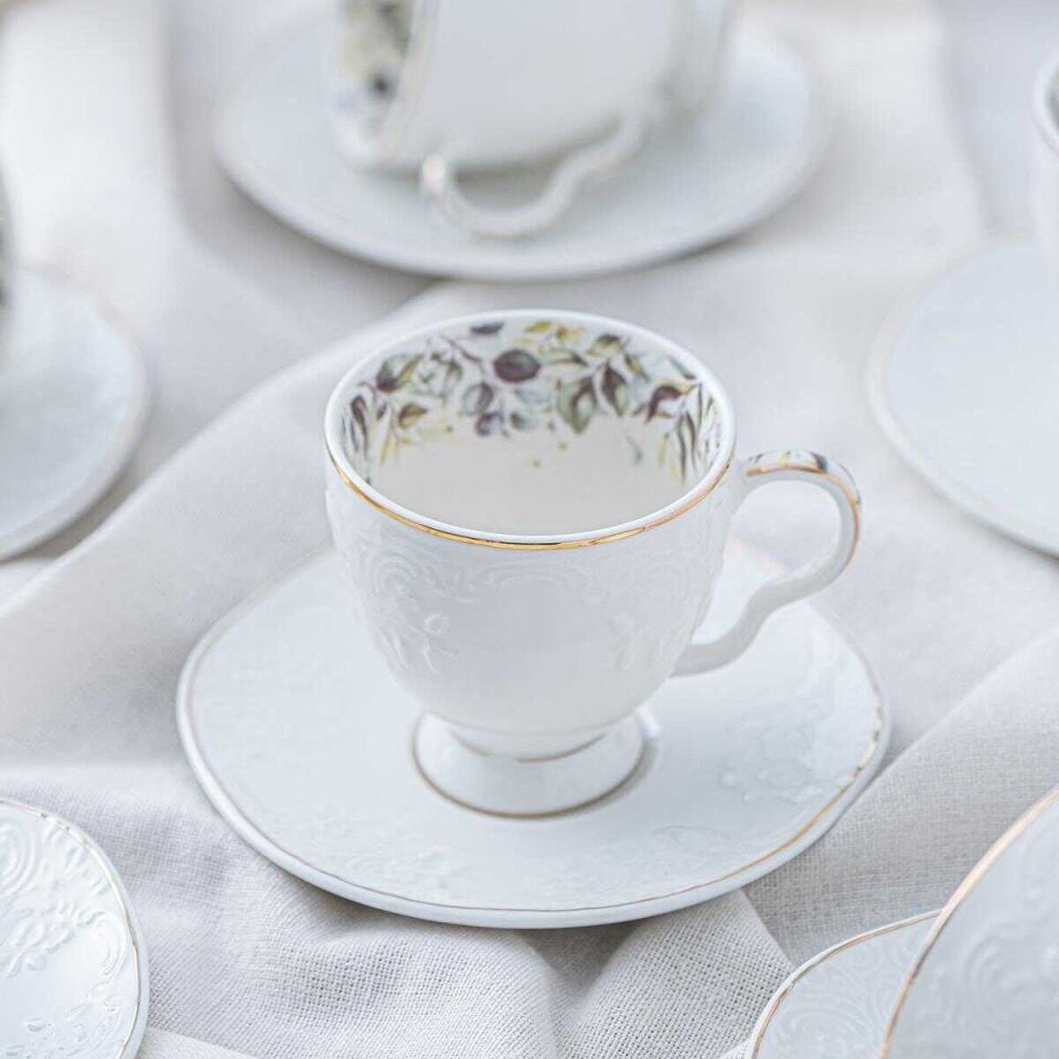 Acar Leonas 6 Kişilik Kahve Fincanı Takımı - 90 ml