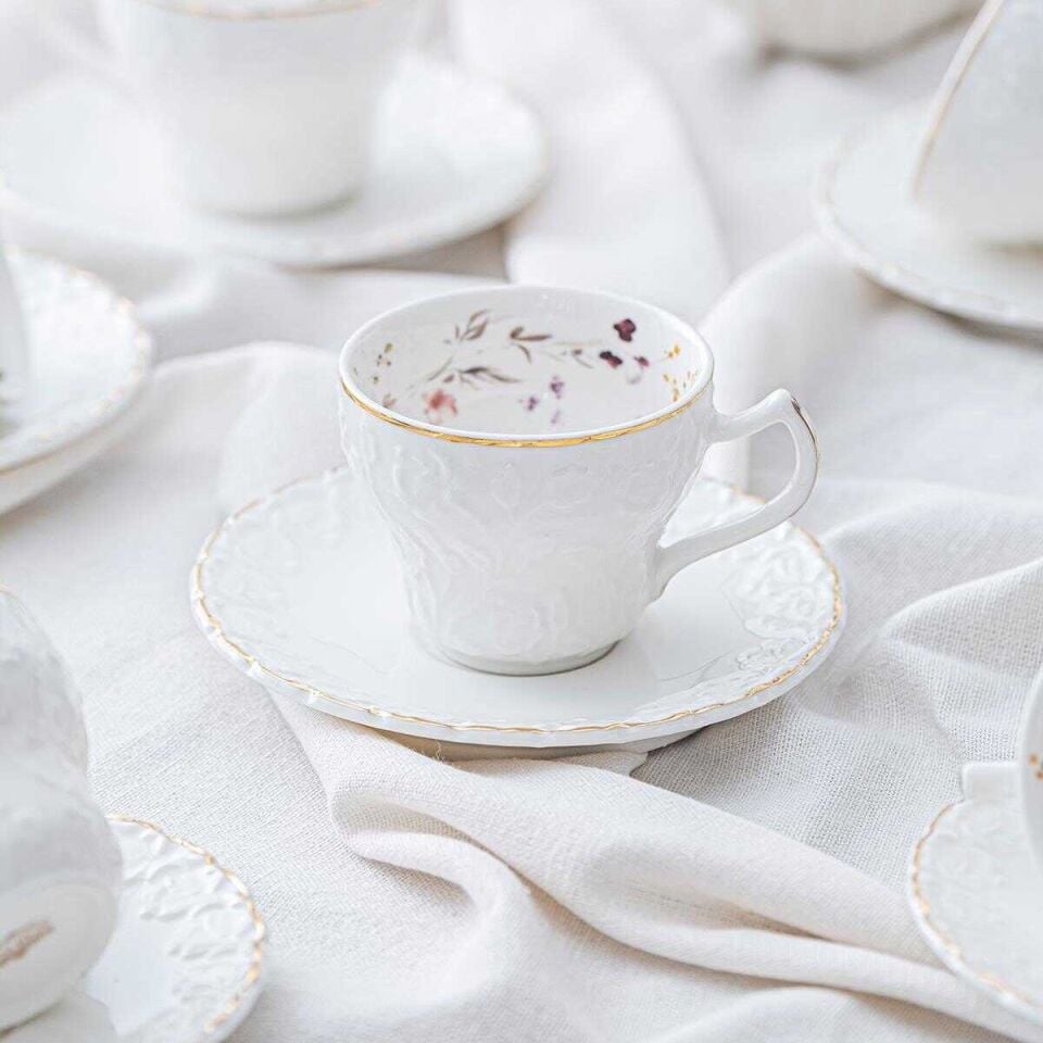 Acar Elsa 6 Kişilik Çay Fincan Takımı