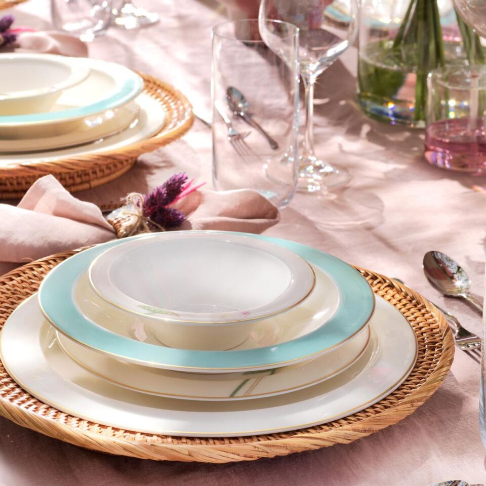 Schafer Tılsım Belle Yemek Takımı 60 Parça-Su Yeşili