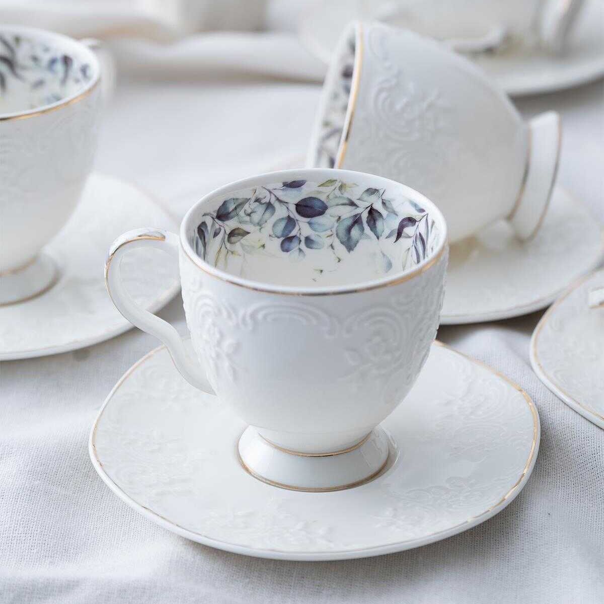 Acar Leonas 6 Kişilik Çay Fincan Takımı