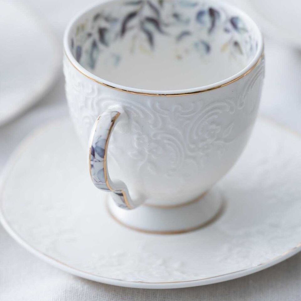 Acar Leonas 6 Kişilik Çay Fincan Takımı