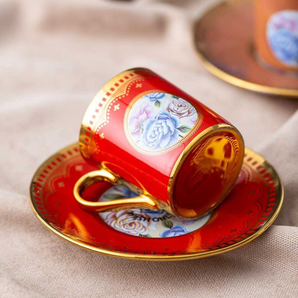 Acar Markız 6 Kişilik Kahve Fincanı Takımı - 90 ml