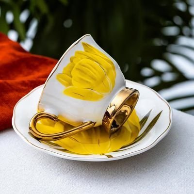 Acar Kaı-06328/12 Tıffany 6 Lı Kahve Fincan Takımı