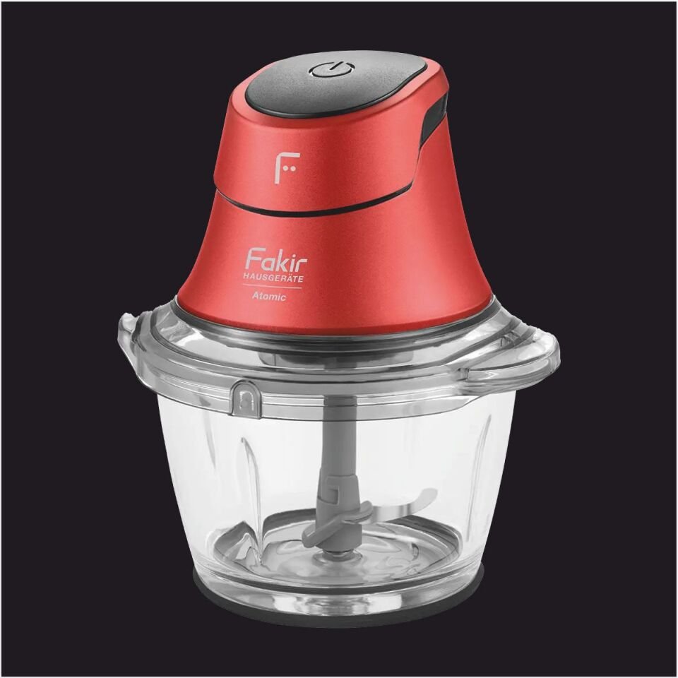 Fakir Atomic Kırmızı 600 W Cam Doğrayıcı