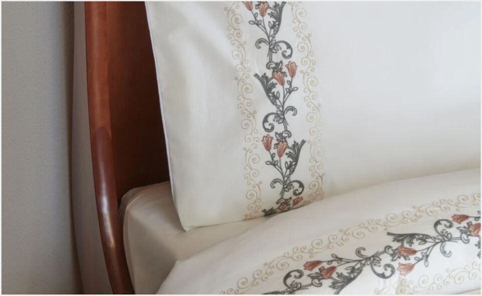 Karaca Home Belen Çift Kişilik Nevresim Takımı Nakışlı Beyaz