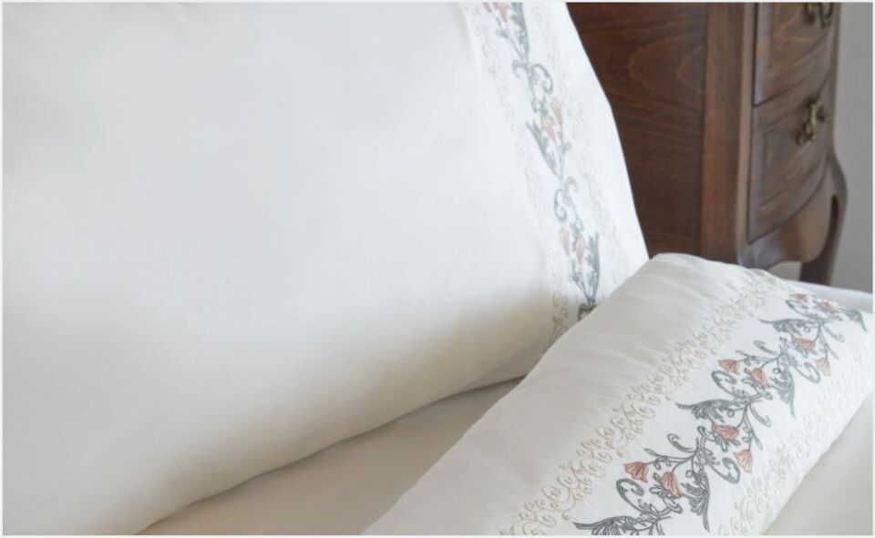 Karaca Home Belen Çift Kişilik Nevresim Takımı Nakışlı Beyaz