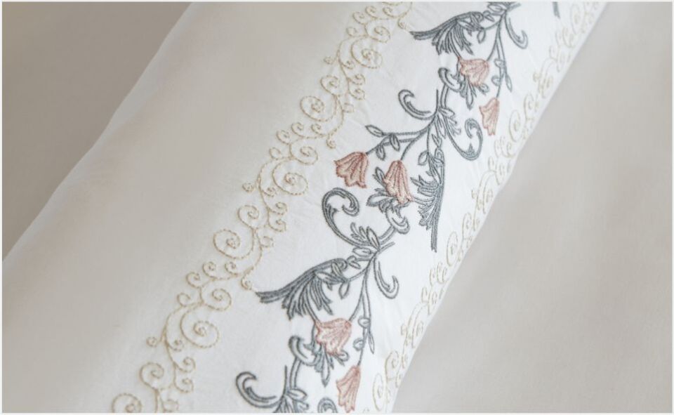 Karaca Home Belen Çift Kişilik Nevresim Takımı Nakışlı Beyaz