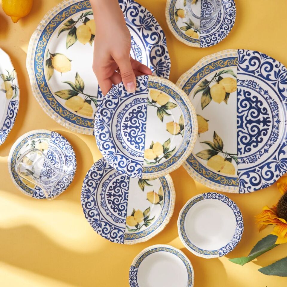 Karaca Lemon 26 Parça 6 Kişilik Kahvaltı/Servis Takımı