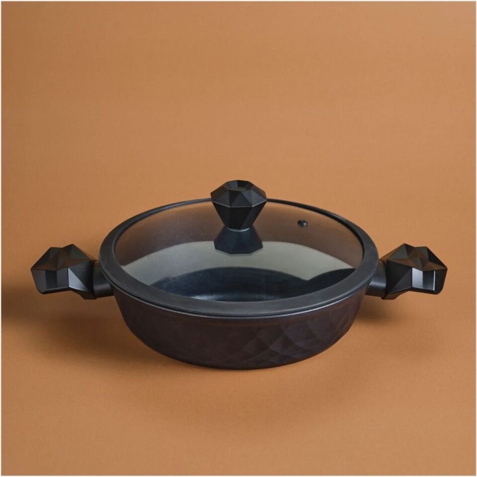 KARACA BİODİAMOND ANTİBAKTERİYEL KULP KARNIYARIK TENCERE 26 CM