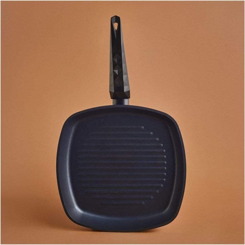 KARACA BİODİAMOND ANTİBAKTERİYEL KULP GRİLL TAVA 28 CM