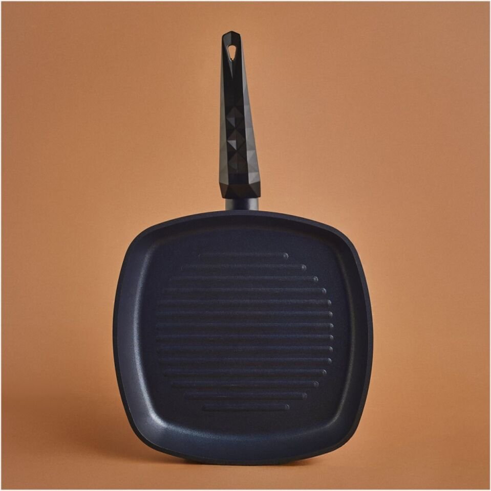 KARACA BİODİAMOND ANTİBAKTERİYEL KULP GRİLL TAVA 28 CM