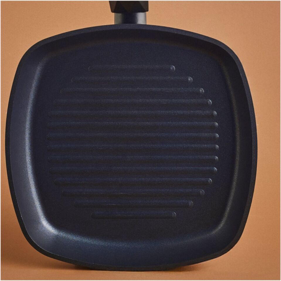 KARACA BİODİAMOND ANTİBAKTERİYEL KULP GRİLL TAVA 28 CM